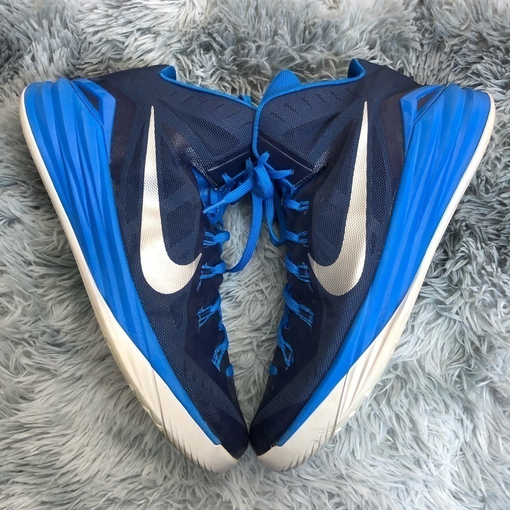 Nike HyperDunk Basketball Sneakers Blue Mens Size 15 - Picture 1 of 5